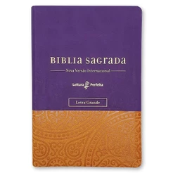 Bíblia Sagrada NVI - Leitura Perfeita | Letra Grande | c/ Espaço para Anotações | Roxa