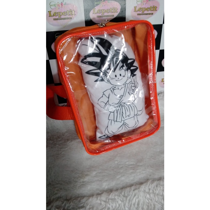 bolsa+almofada pinta e lava lembrancinha aniversario