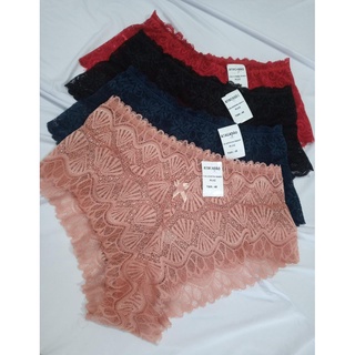 Calessom Plus Size Rendado Shortinho De Renda Confortável Luxo 48 50 52 54 Mary