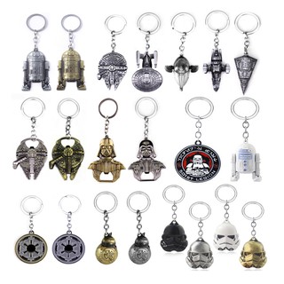 Chaveiro Star Wars 9 The Rise Of Skywalker Samurai Preto Branco Samurai Bb8 Spaceship