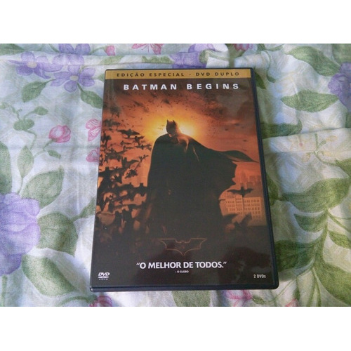 Batman Begins Dvd Duplo Christian Bale Christopher Nolan
