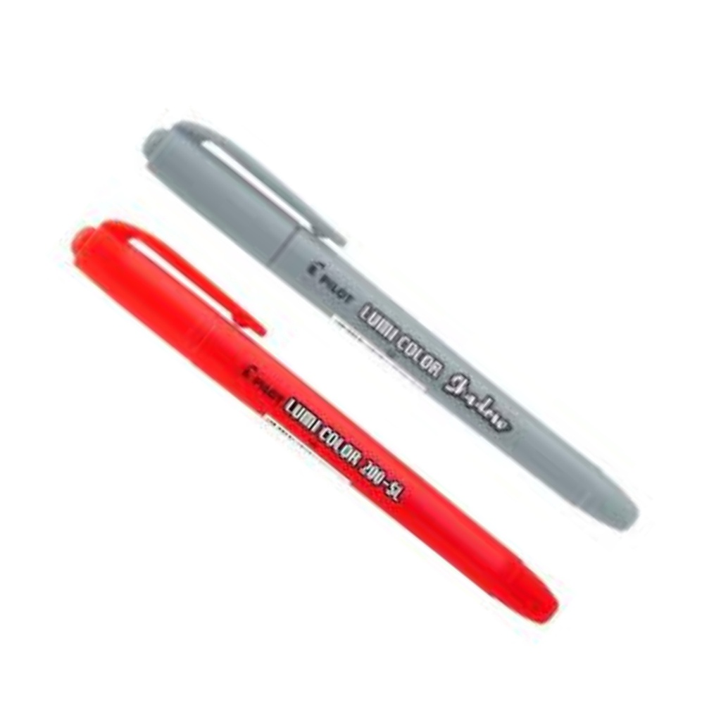 Caneta Marca Texto Lumi Color Cinza e Vermelho – Pilot | Grifa Texto Caneta Colorida | Papelaria