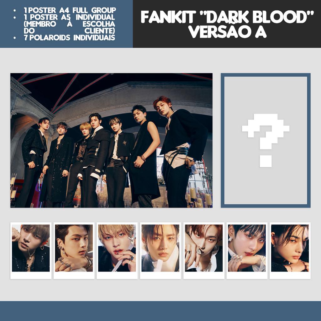 FANKIT ENHYPEN — "DARK BLOOD" em Oferta na Shopee