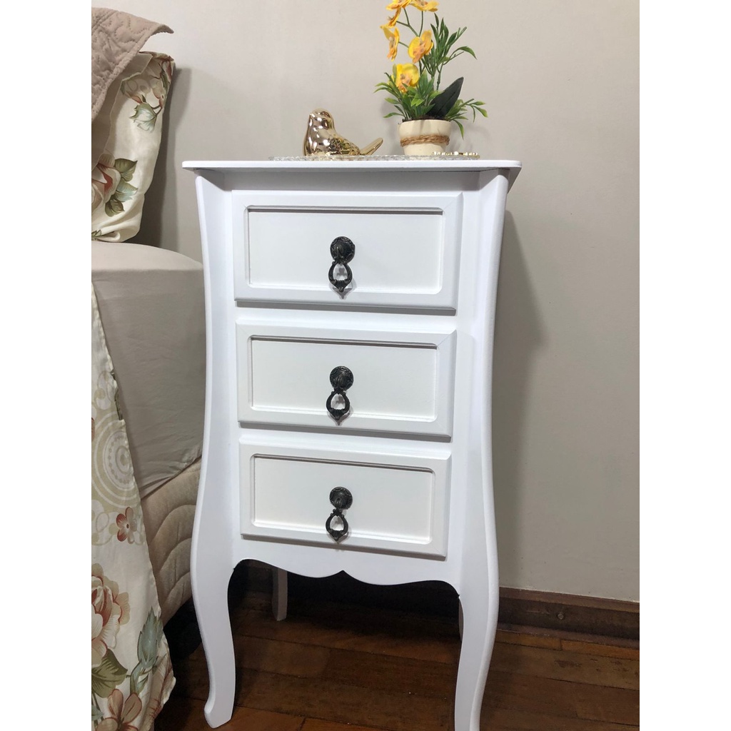 Cômoda Branca 3 Gavetas: Onde Comprar | BuscaProdutos