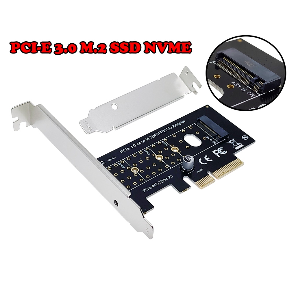 Adaptador M2 Ssd M.2 Nvme 4x Pci-e Pcie Express 3.0 4x 8x 16x Perfil Baixo