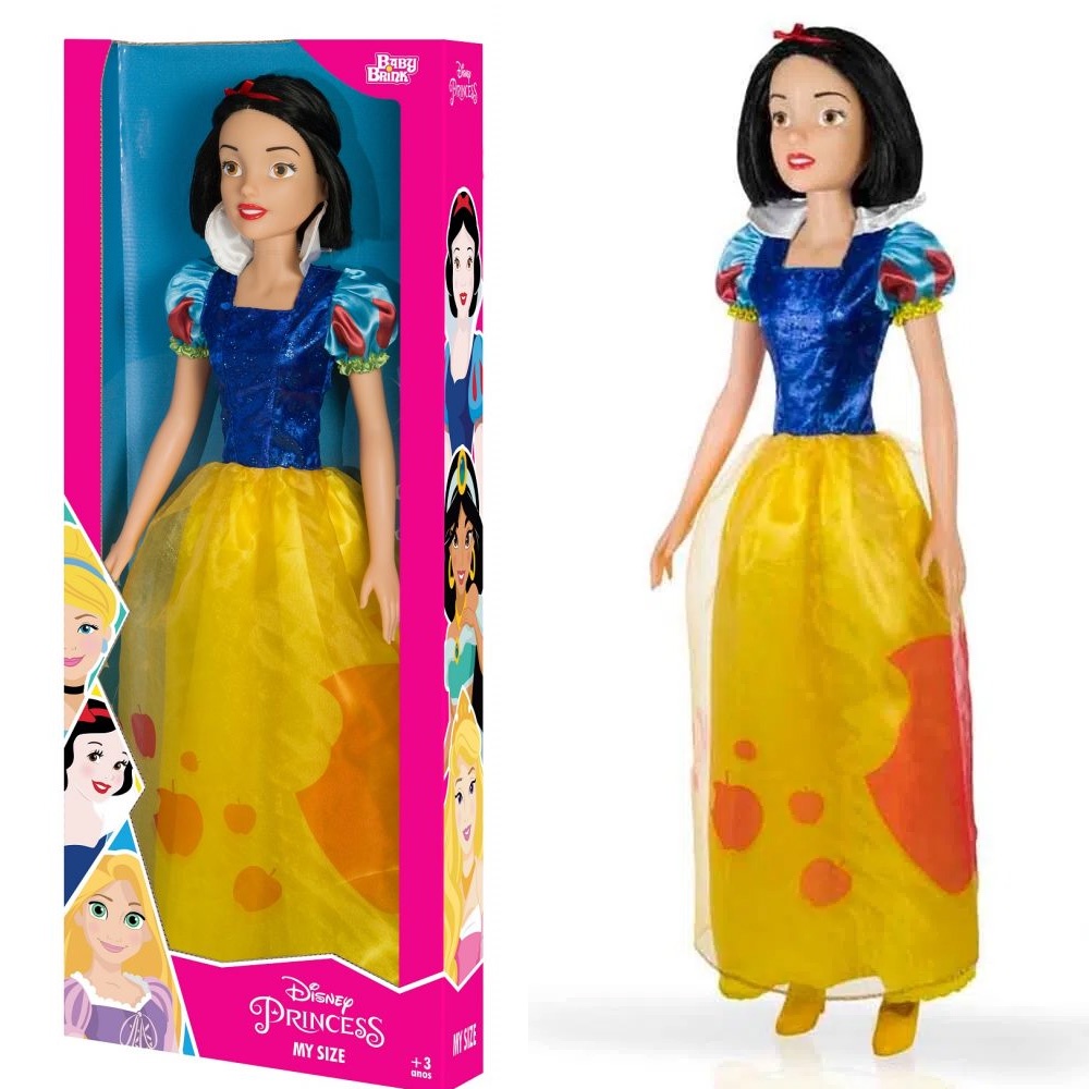 Boneca Branca de Neve Princesa Disney 80 cm de Altura Grande | Shopee ...