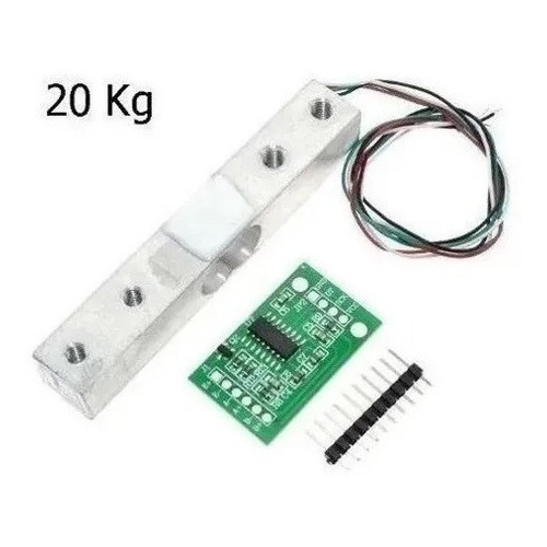 Célula Sensor De Carga Até 20kg + Placa Controladora Hx711.. [ Código 95 ]