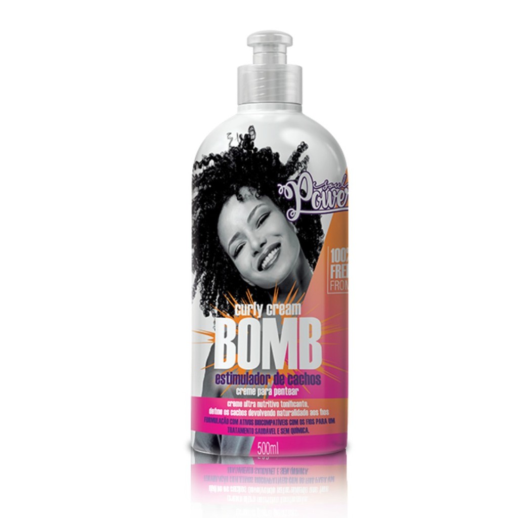 Soul Power Curly Cream Bomb – Creme para Pentear 500ml | Shopee Brasil