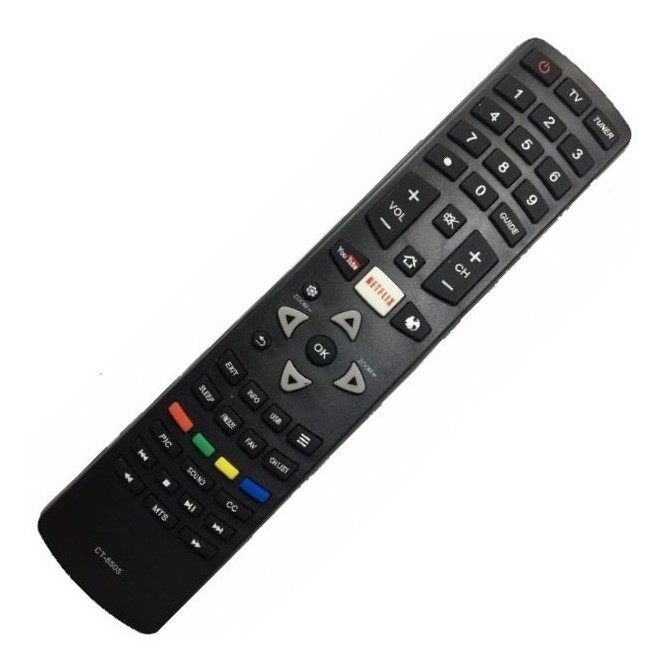 Controle P/ Tv Semp Toshiba Smart Netflix / Youtube Ct-8505