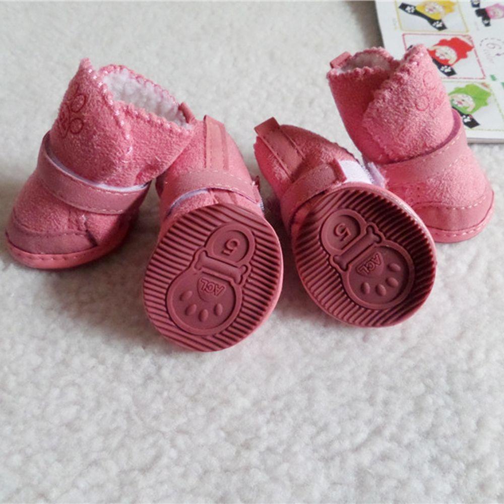 NICKOLAS Pet Shoes Moda 4 Unidades/Conjunto Para Cães Pequenos E Gatos Ao Ar Livre Mantendo Tênis Antiderrapantes Quente
