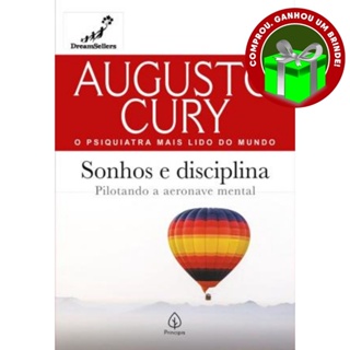 Livro Sonhos e Disciplina | Augusto Cury | Ciranda Cultural | Inteligência Emocional Auto Ajuda em Oferta na Shopee