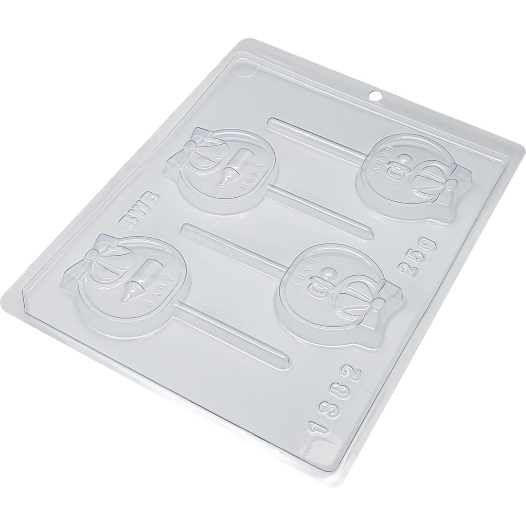 FORMA SIMPLES PIRULITO BABY CÓD.:1382 - (C6) EM ACETATO BWB PARA BOMBOM, DOCES DE CHOCOLATE E CONFEITARIA. em Oferta na Shopee