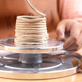 1Pcs 11-25cm Roda Giratória De Cerâmica Mesa De Dupla Face Bricolage Ferramentas De Barro Bolo De Placa em Oferta na Shopee