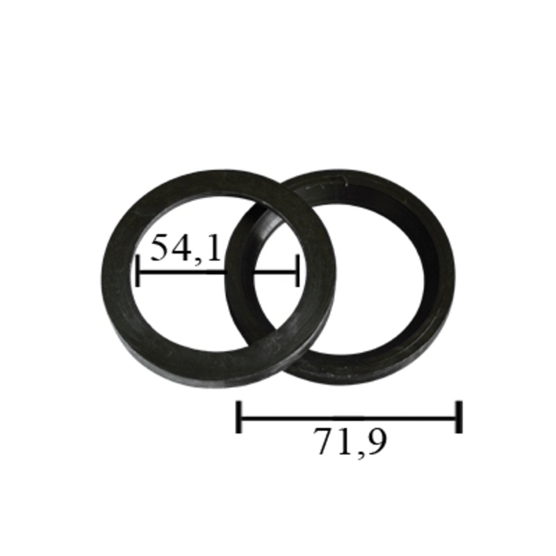 ANEL CENTRALIZADOR DE RODA PRETO TOYOTA BINNO 71,9 X 54,1 (100038)
