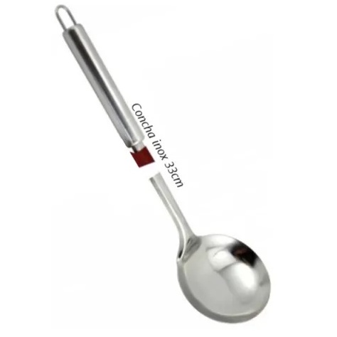 Concha De Cozinha Feijão Utensilio Em Aço Inox 33cm Original Line