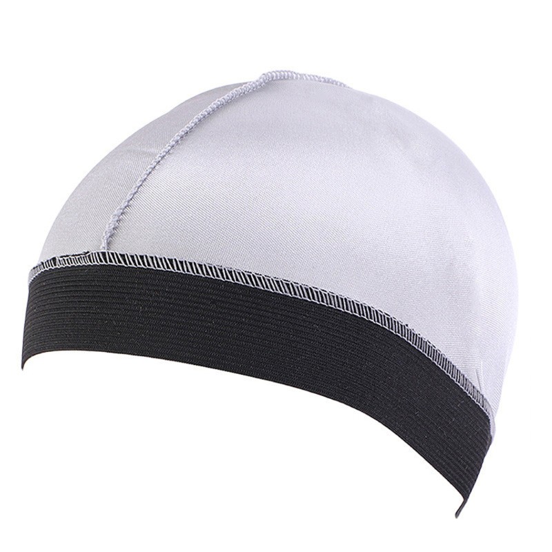 Elastic Silky Satin Bonnet Kids Dome Wave Caps Stretch Hair Cover Hat Sleep  Cap | Shopee Brasil