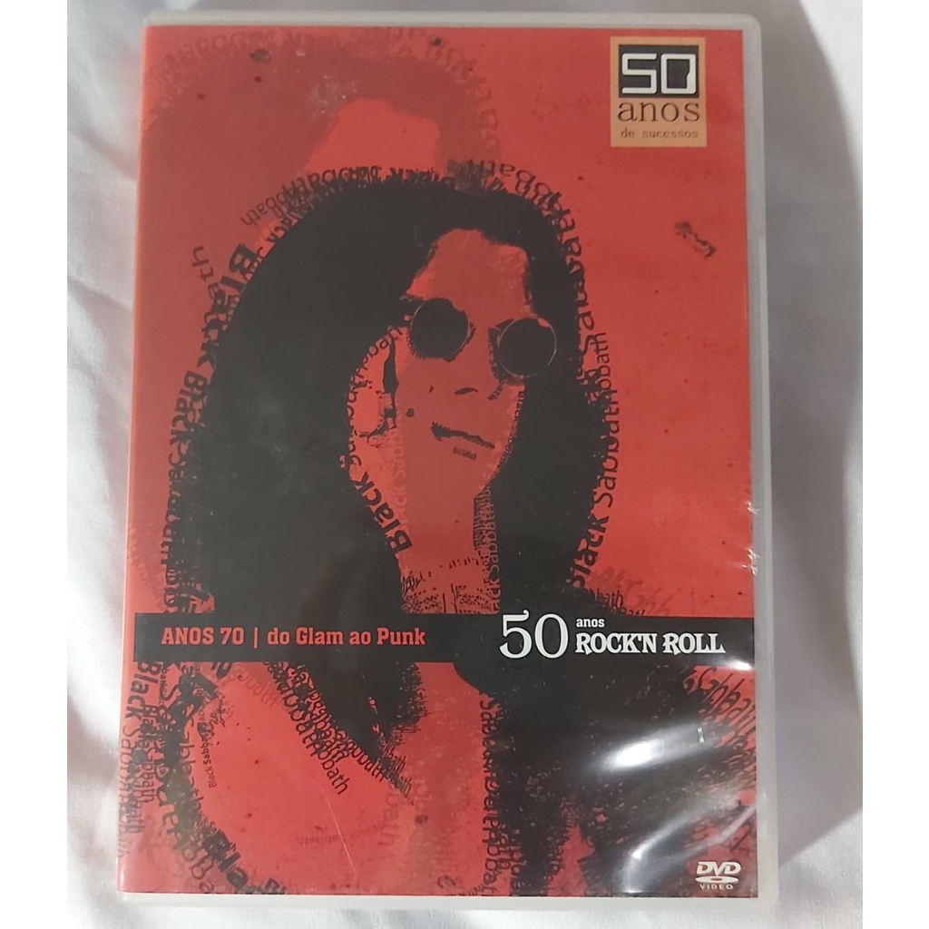 Dvd Anos 70 Do Glam Ao Punk Vg+ 50 Anos De Rock Roll