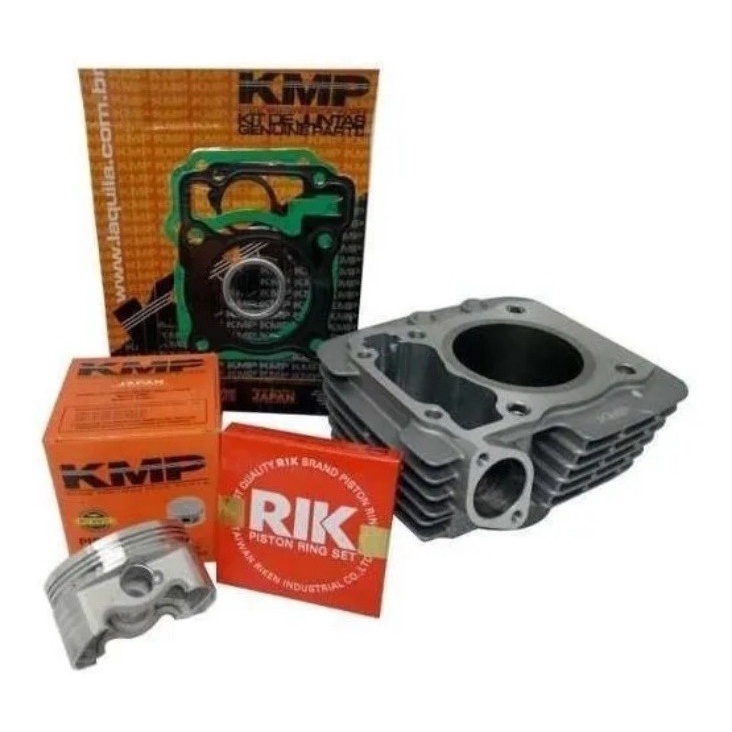 Kit Cilindro Cg 150 Para 220 Forjado Pistao 70mm Kmp Premium em Oferta na Shopee