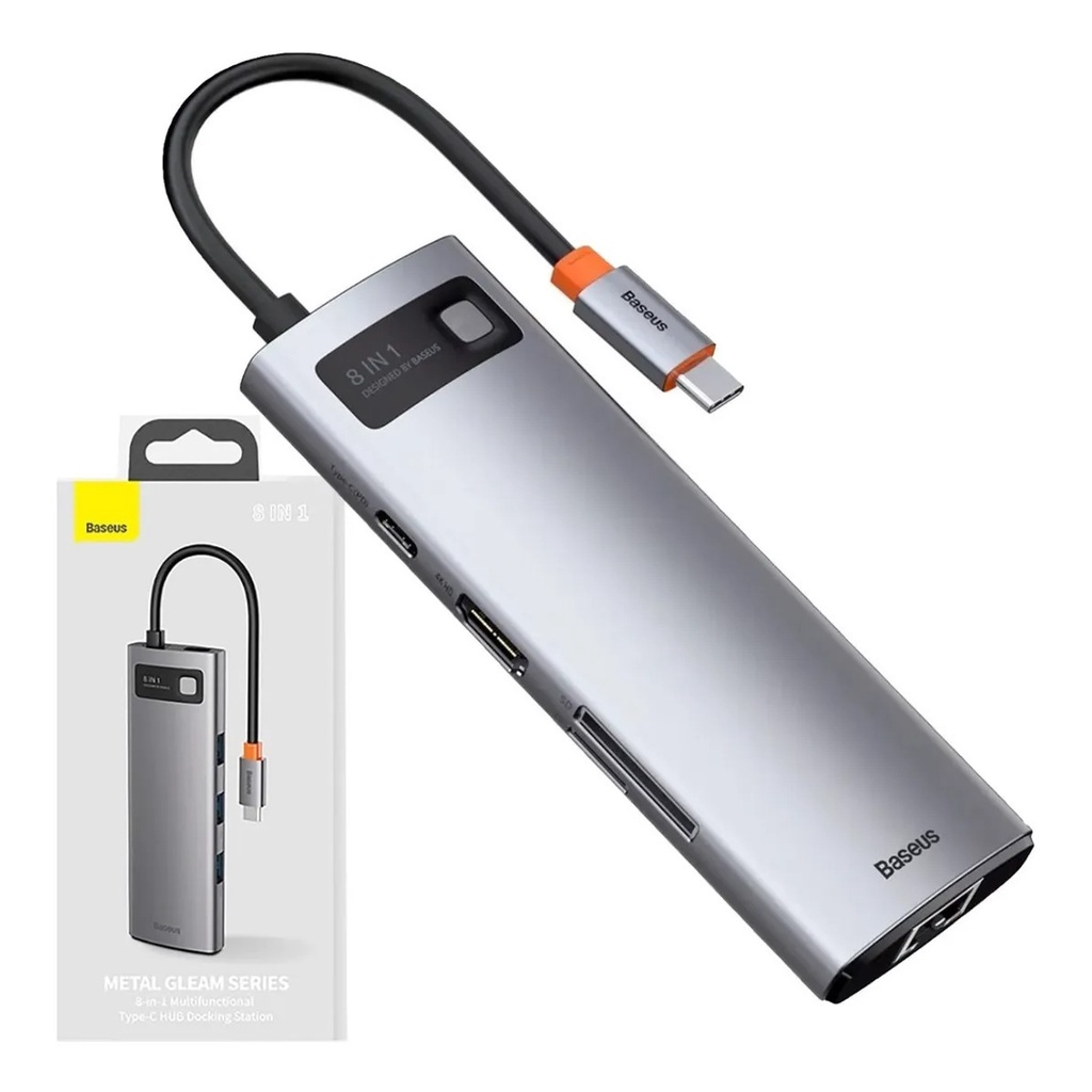 Adaptador Hub Macbook M1 Pro Air Thunderbolt Usb C Hdmi 4k