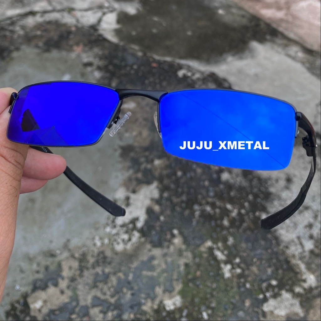 Óculos Oakley carbon 24K, mandrake, lupa de vilão azul prisma