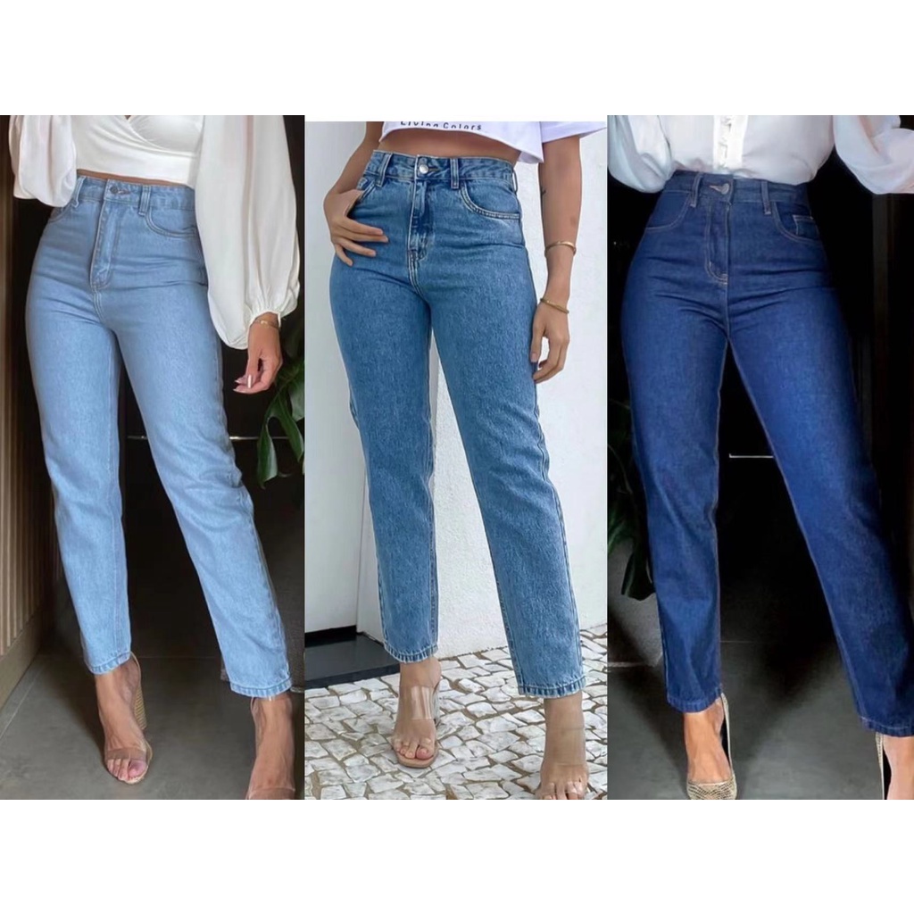 Calça Jeans Mom /com cinto/sem cinto