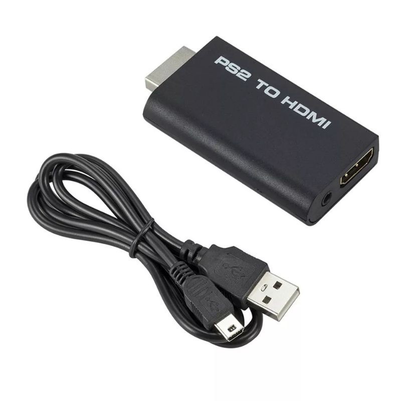 Adaptador Hdmi Para Playstation 2 Jogue Ps2 Com Imagem De Alta Resolução