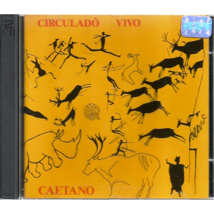 961 Mcd- Cd Original 1992- Caetano Veloso- Circula.dô- Vivo- Duplo