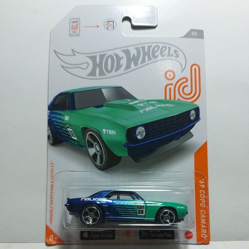 69 Copo Camaro Hot Wheels Id 2021 Miniatura Die Cast 1 64 Gtd68 Escorrega O Preço