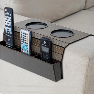 Melhor Kit 2 Esteira com Porta Copos  Controle Para Braço De Sofá Apoio Flexível decorativ...