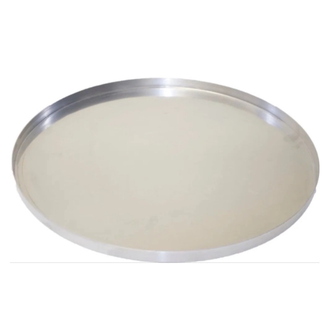 Forma P/ Assar ou Servir Pizza Em Alumínio 45cm (Profissional e Resistente)