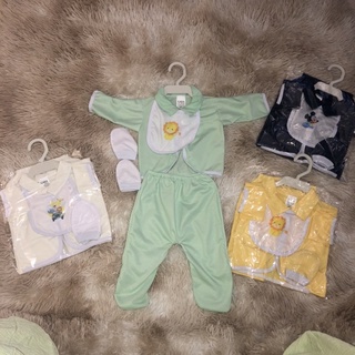 Kit Pagão Com Três Peças/ Recém-nascido