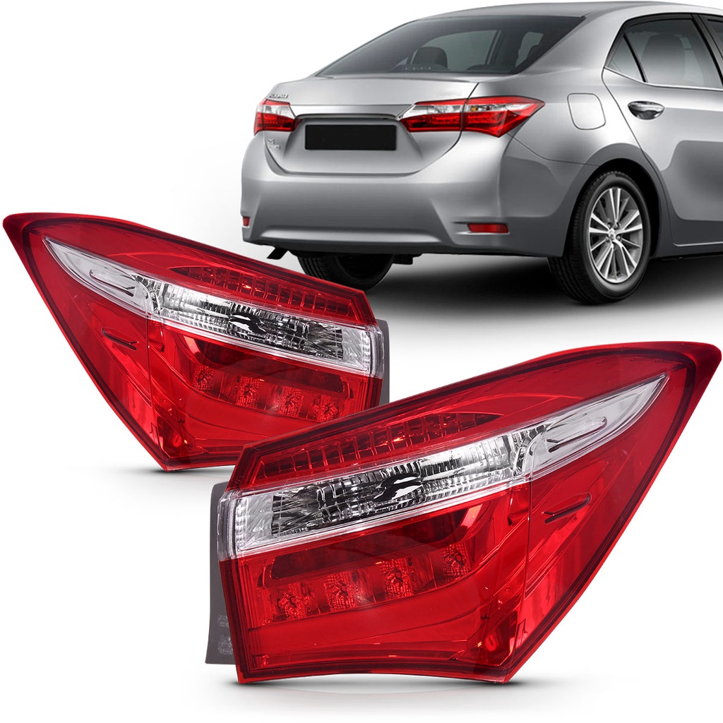 Lanterna Corolla 2015 2016 2017 Canto Com Led em Oferta na Shopee