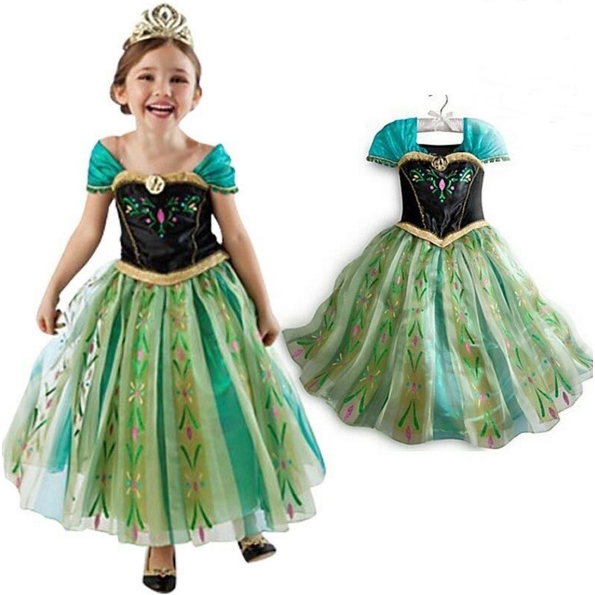 vestido fantasia frozen infantil