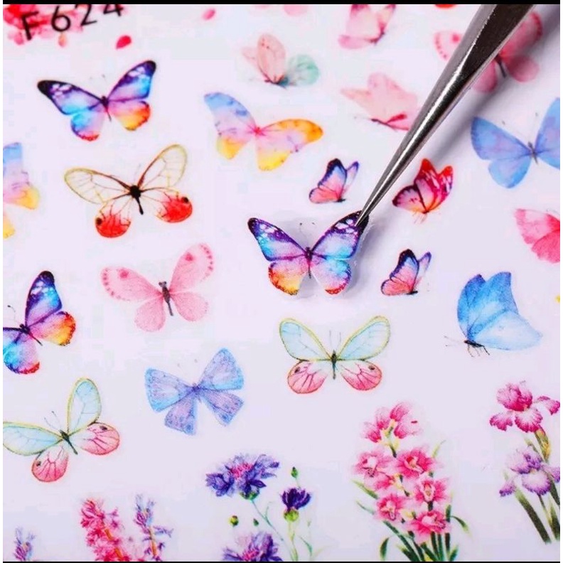 adesivo borboleta coloridas vários modelos adesivo
