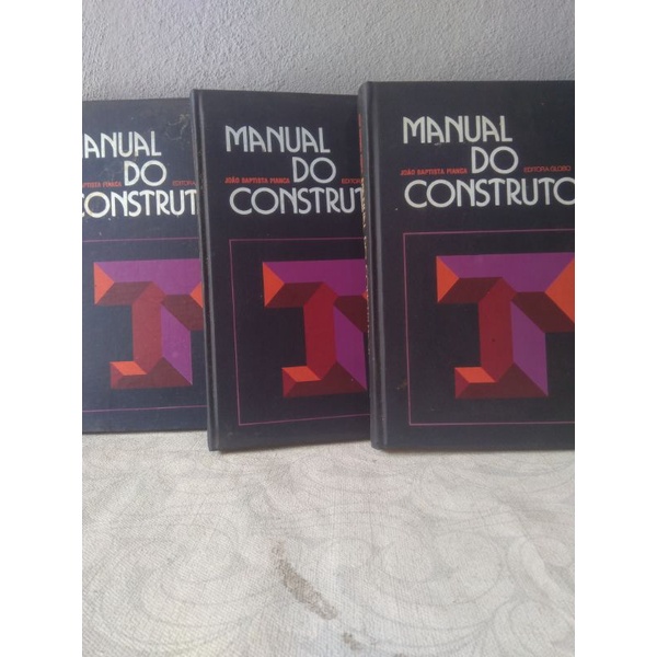 3 livros manual do construtor combo