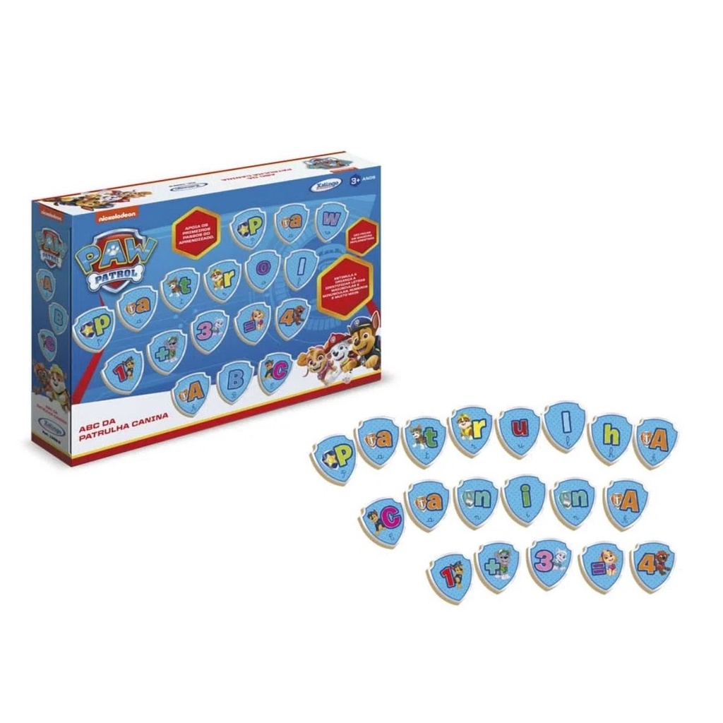 ABC Patrulha Canina 120 Peças Xalingo - 1389.8 em Oferta na Shopee