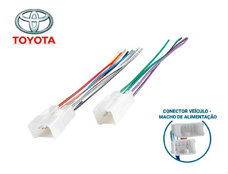 Plug Conector Adaptador Rádio Original Toyota Corolla Hilux SW4 RAV4 em Oferta na Shopee