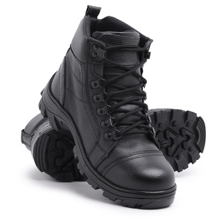 Bota Coturno Adventure Trilha Motociclista Masculino Couro Legitimo Nobuck Palmilha Confort Trabalho Dia a Dia
