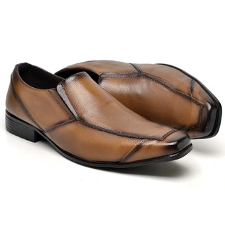 Sapato Social Masculino Couro Legitimo Confortavel REF350