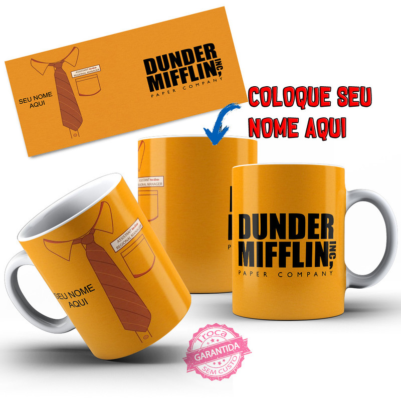 Caneca Dunder Mifflin Inc Paper Company The Office