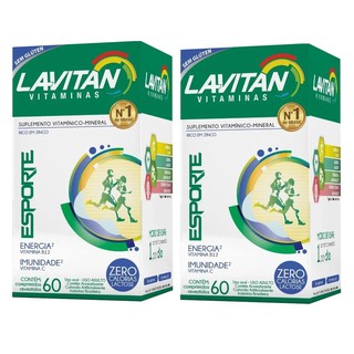 Kit com 2 Lavitan Esporte Cimed com 60 comprimidos