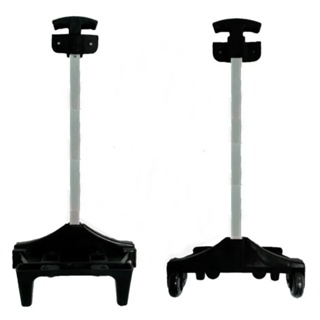 Carrinho Preto 1 Haste 43 A 48 Cm Alumínio Rodinha Mochila em Oferta na Shopee