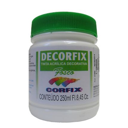 Decorfix Tinta Acr.fosca 250 Ml (301) Branca