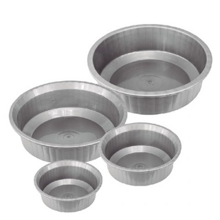 Kit Bacia 4 Peças Plástica Redonda Reforçada p/m/g/gg
