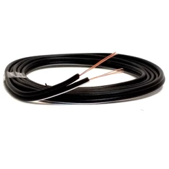 10 Metros Fio Paralelo 2x0,50mm Alto Falante Som Automotivo Preto Instalação Ambiente 2 x 0,5mm
