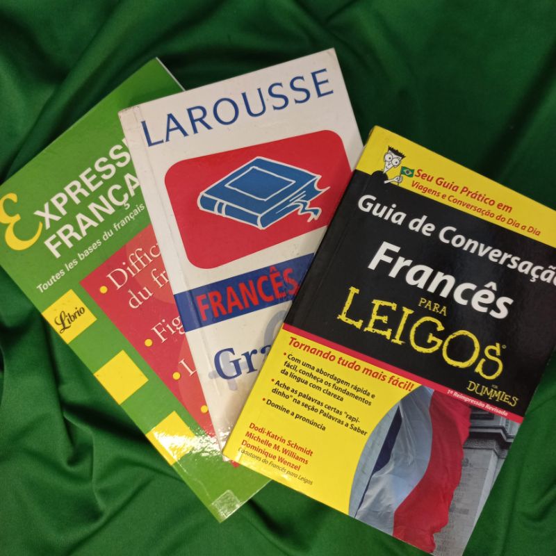 Aprenda Francês + (mais) Fácil Gramática Larousse, Para Leigos, Guia de Conversação, Expression Fraçaise, Toutes les Bases do Français à Porteé de Main