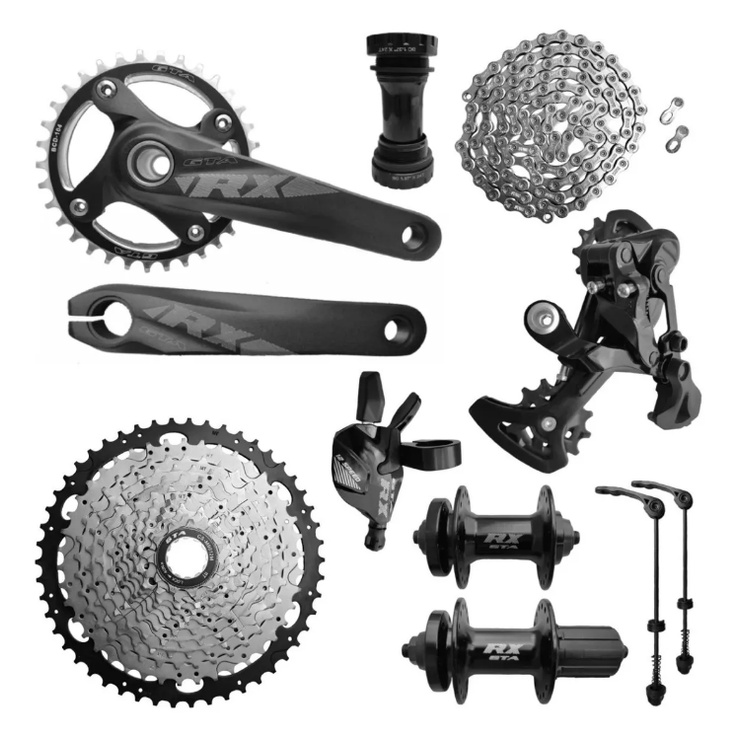 Kit Grupo Absolute Gta 12v Bike K7 11x50 Mtb 1x12v C/ Cubos em Oferta na Shopee