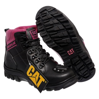 Bota Motociclista Coturno Cat Feminino Original Caterpillar TOP!! em Oferta na Shopee