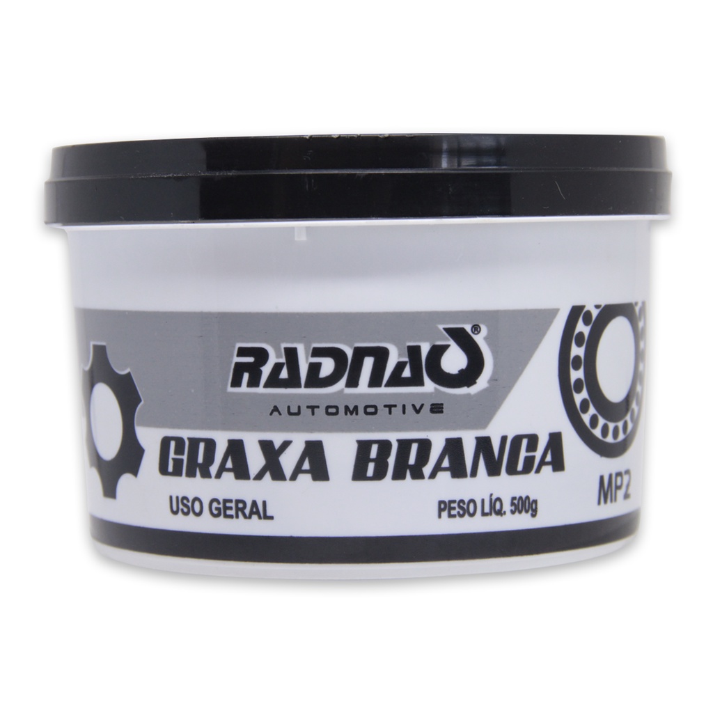 Graxa Radnaq Branca Automotiva 500g MP2 Anti Corrosiva Pote
