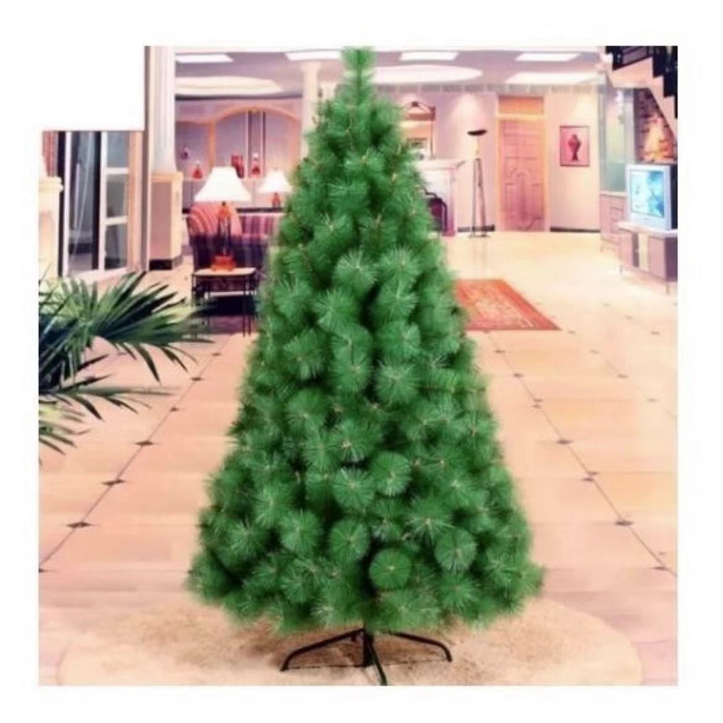 Arvore De Natal Pinheiro Luxo Verde 330 Galhos 2,10m A0521p | Shopee Brasil